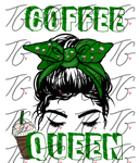 SUBLIMATION PRINT - Coffee Queen (7077395792024)